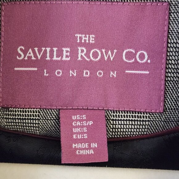 The Savile Row Co Dark Academia Plaid Blazer Size S - Picture 3 of 3